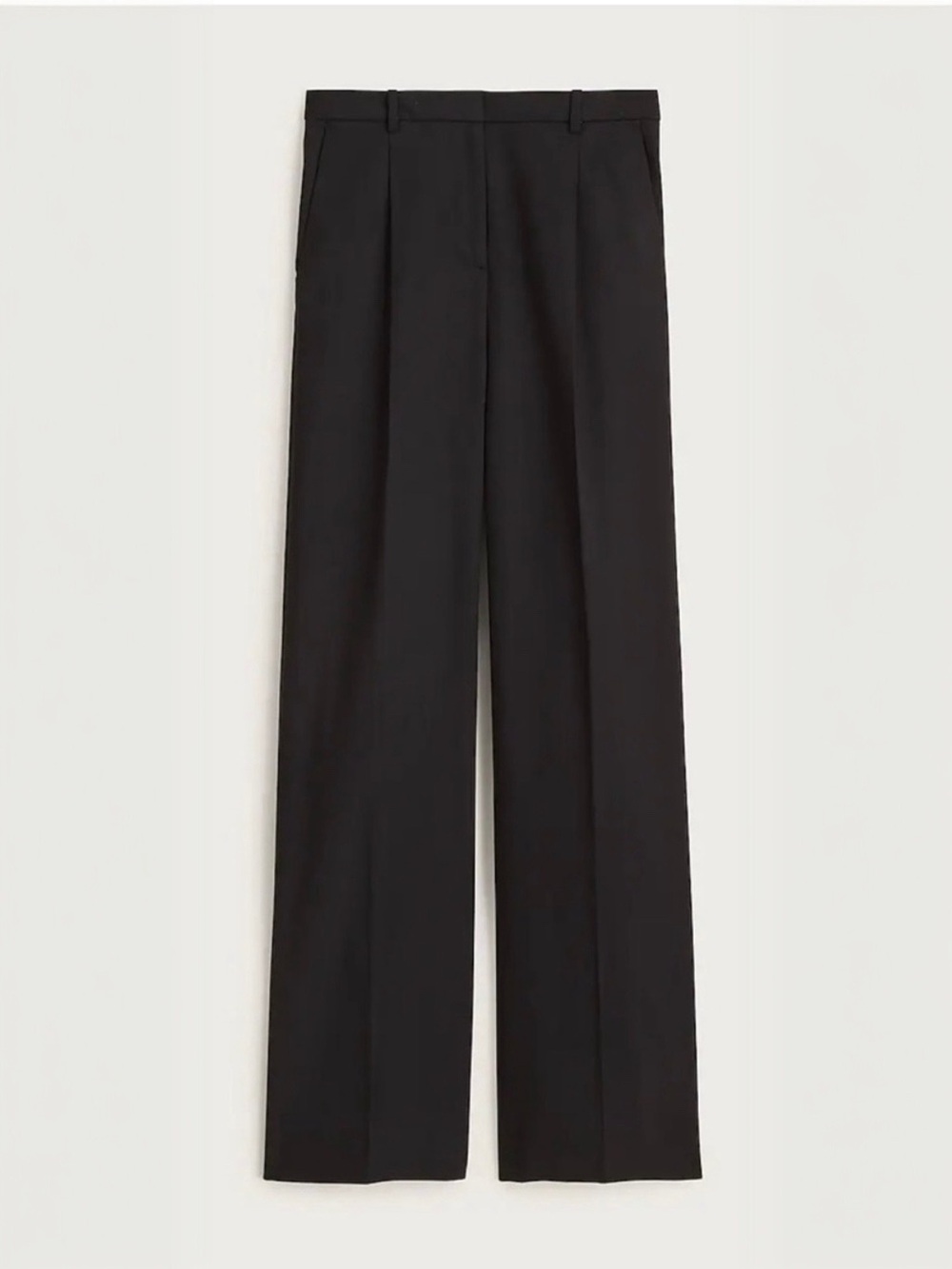 J Crew High-Waisted Essential Wide-Leg Pant